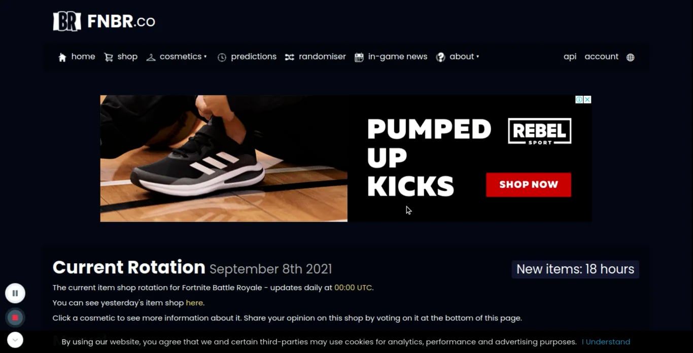 The item shop on Vimeo