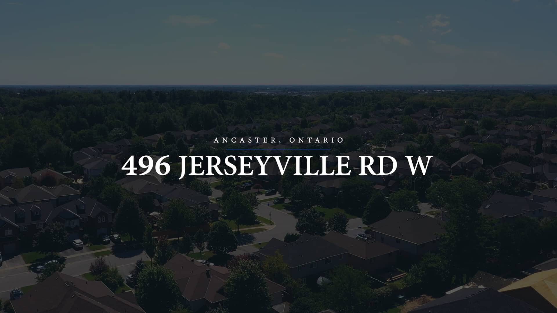 Unbranded Preview 496 Jerseyville Road West, Ancaster on Vimeo