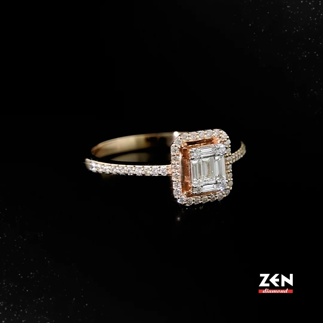 0.38 ct Baguette Diamond Ring - 3001077614 / ZEN Diamond - US