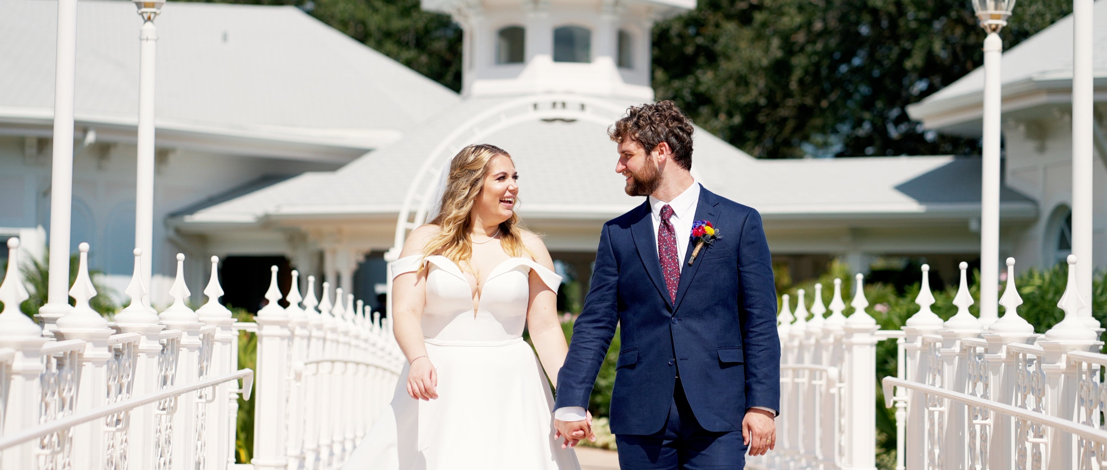 Video thumbnail for Epcot Living Seas Wedding | Juliana & Michael