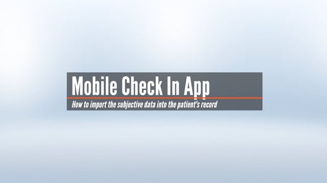Import Mobile App Data into ECLIPSE