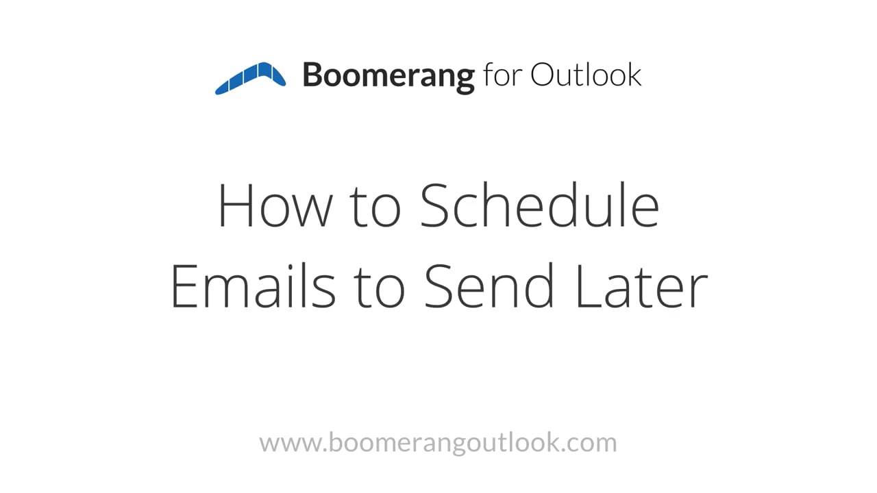 how-to-schedule-emails-to-send-later-in-outlook-with-boomerang-on-vimeo