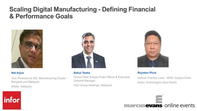 Marcus Evans Manufacturing Insights On Vimeo