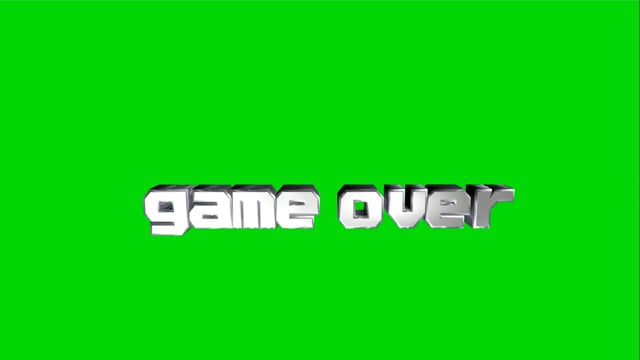 Game Over Text Video - Free GIF on Pixabay - Pixabay