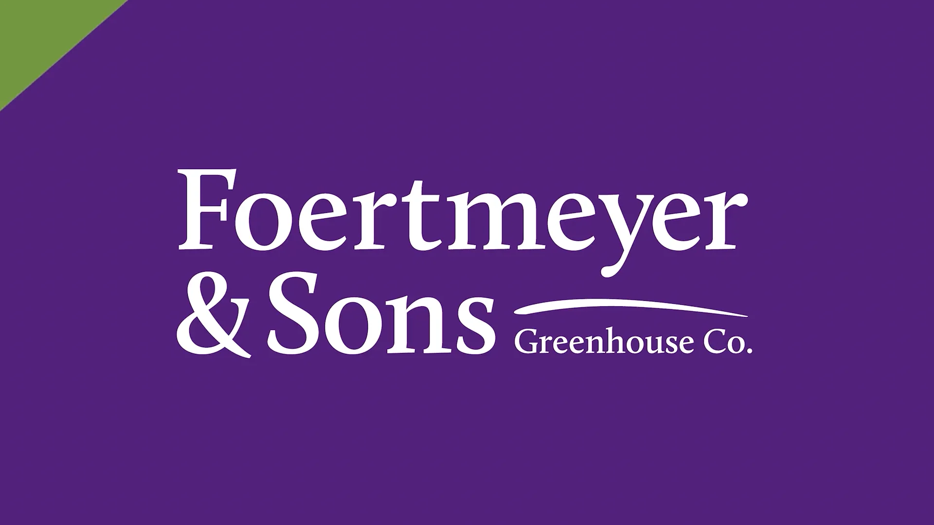 Foertmeyer & Sons Greenhouse Winter Kickoff