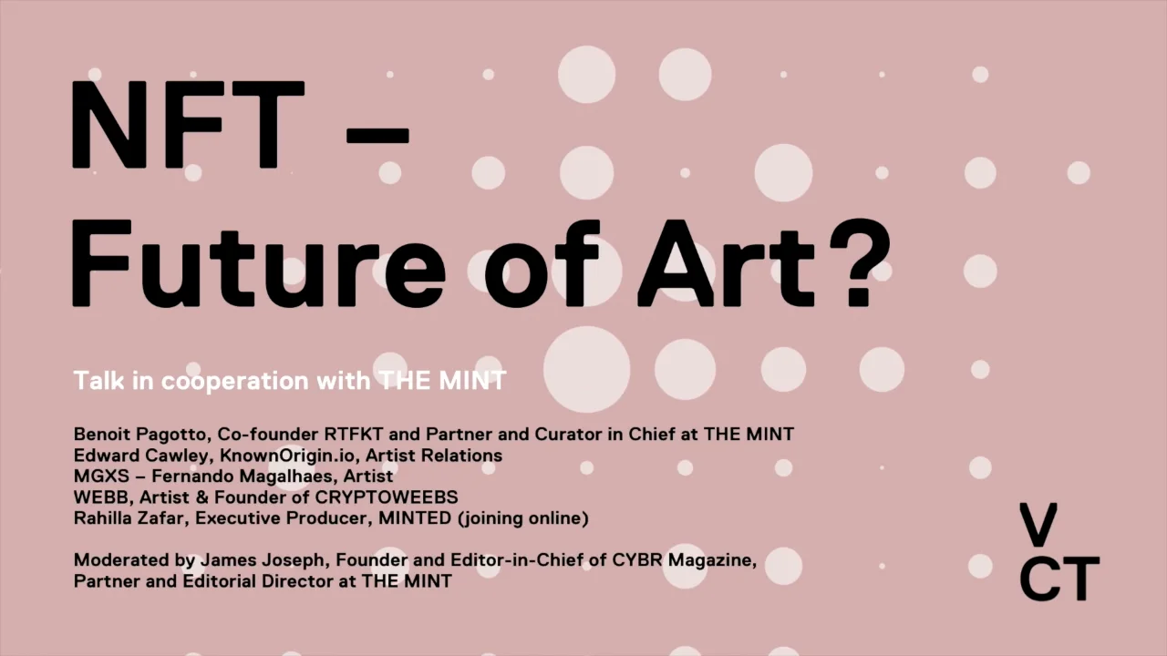 “NFT – THE FUTURE OF ART?” | viennacontemporary x THE MINT