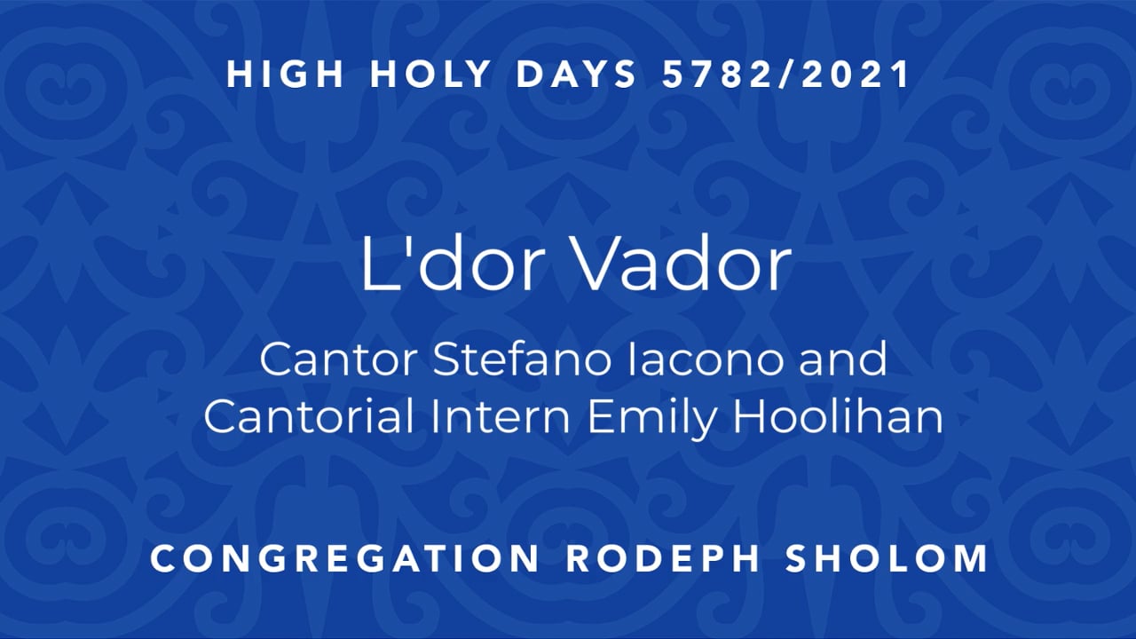 L'Dor v'Dor