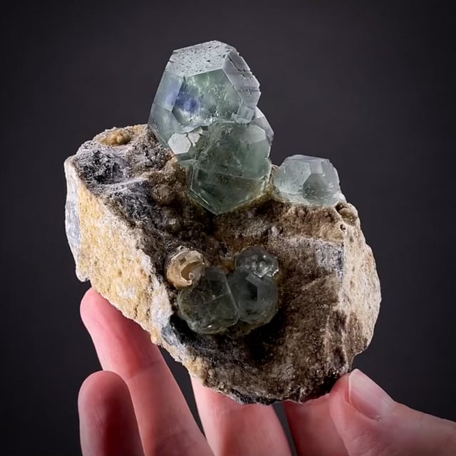 Fluorite on matrix