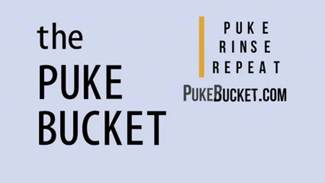 Order your Puke Bucket and never puke in a toilet, or get splashback in  your face again!