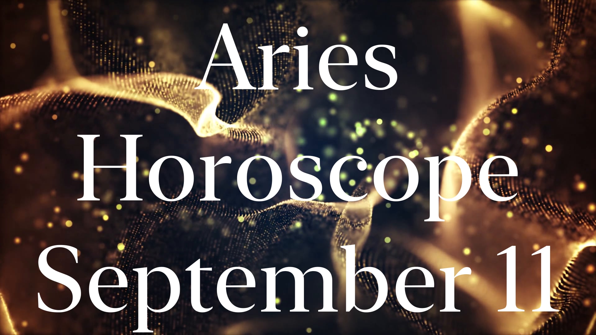 Aries September 11 Horoscope 2021 #Shorts on Vimeo