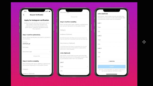 Neuer Verifizierungsprozess blauer Haken für FB & Insta - Teil 3
