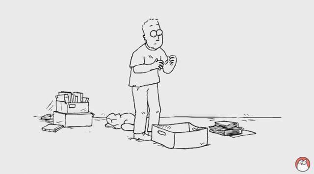 Simon's Cat - Plays with Boxes