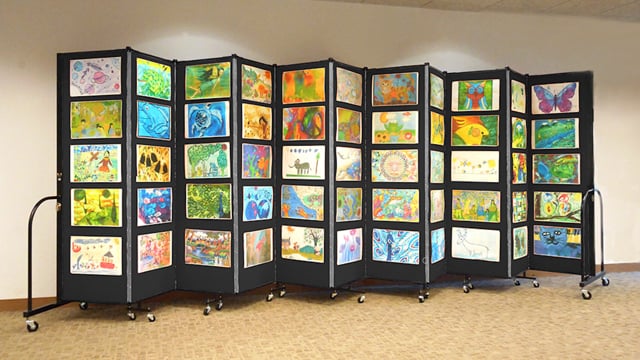 how to make your own art display panels