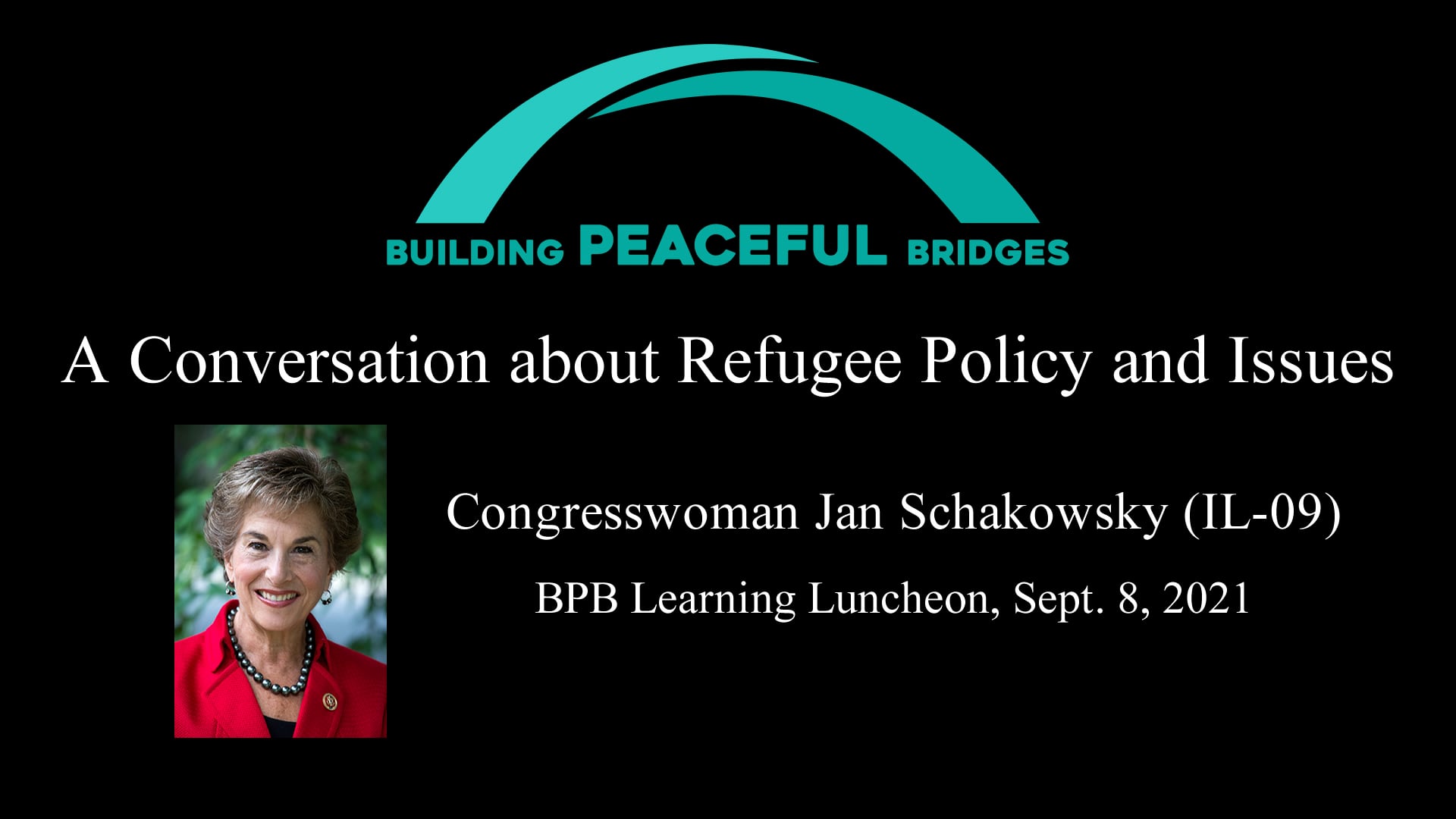 BPB Learning Luncheon With Congresswoman Jan Schakowsky On Vimeo