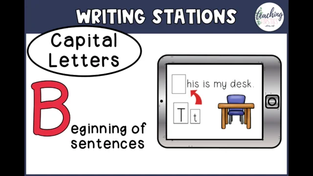 Capital Letters Beginning of Sentences preview