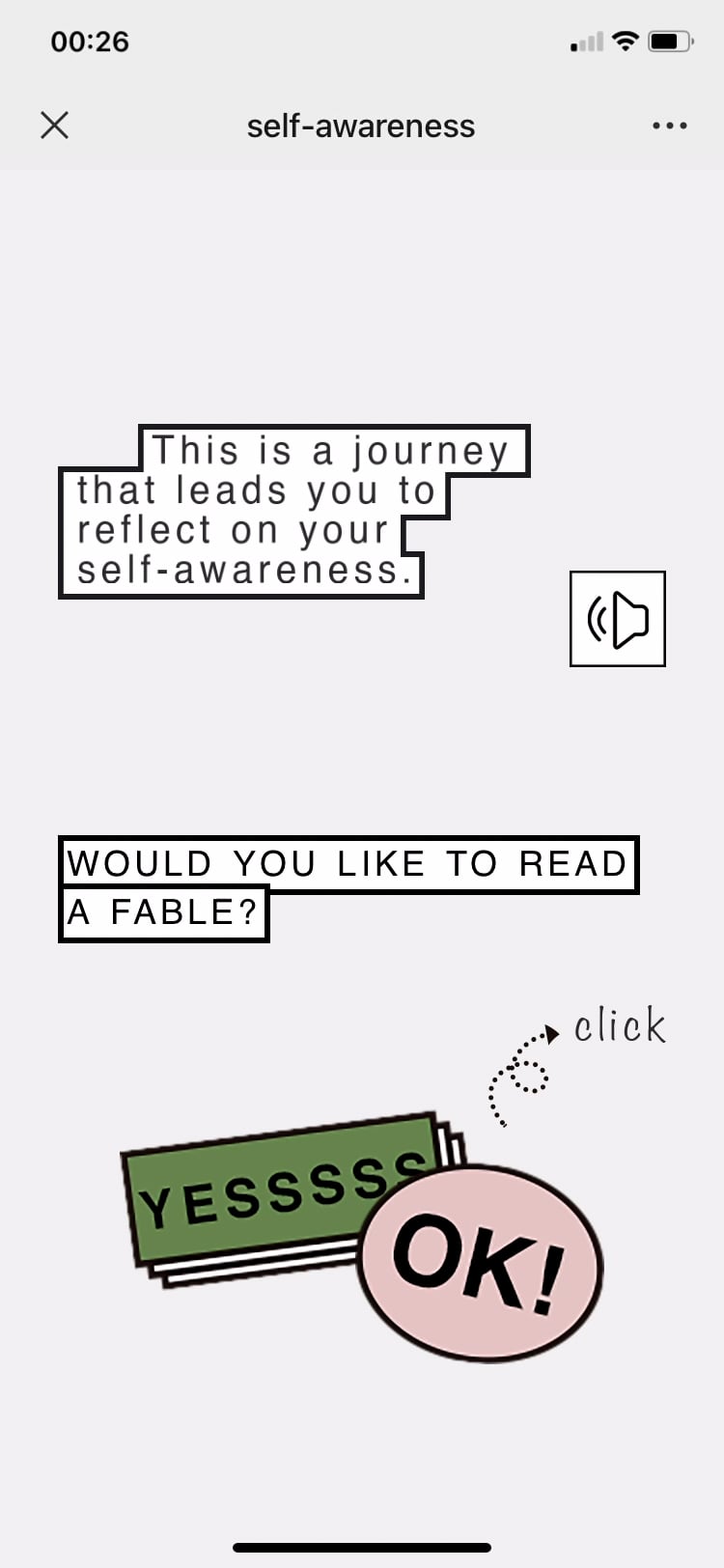Reflect on self-awareness through interaction design with questionnaire ...