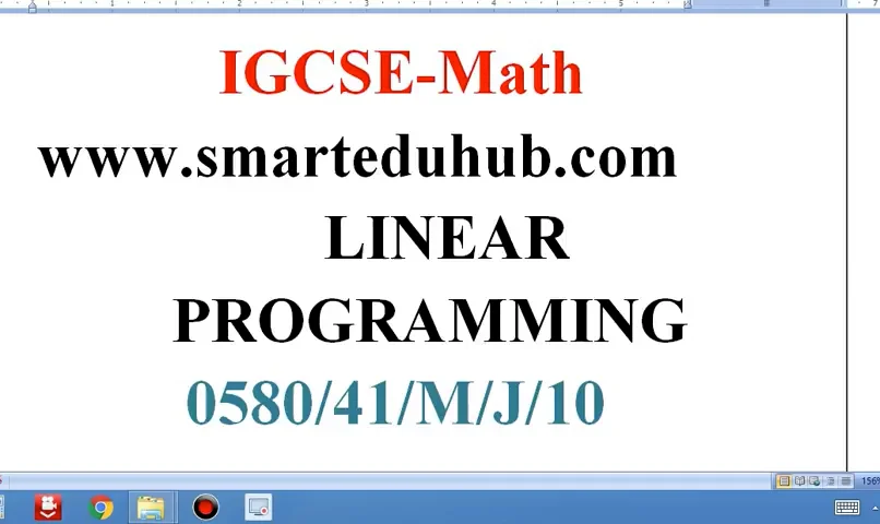 4-Linear-Programming-IGCSE-Video-Lecture-link-1 on Vimeo