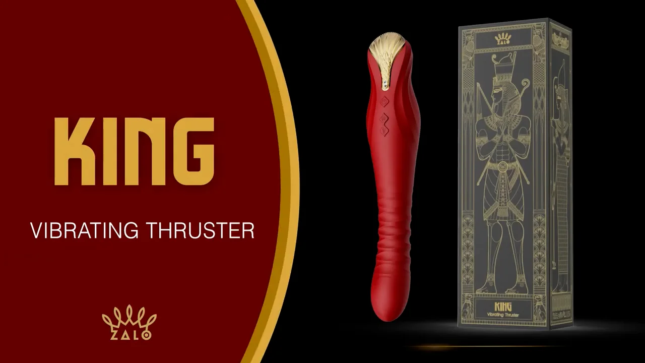 VIBRADOR KING VELVET PURPLE.mp4