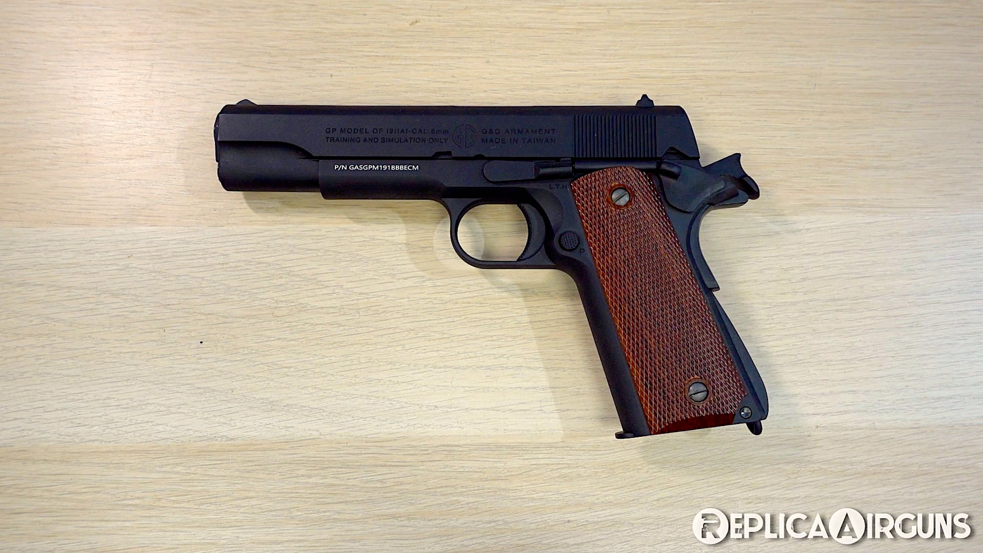 G&G GPM1911 GBB Airsoft Pistol Table Top Review