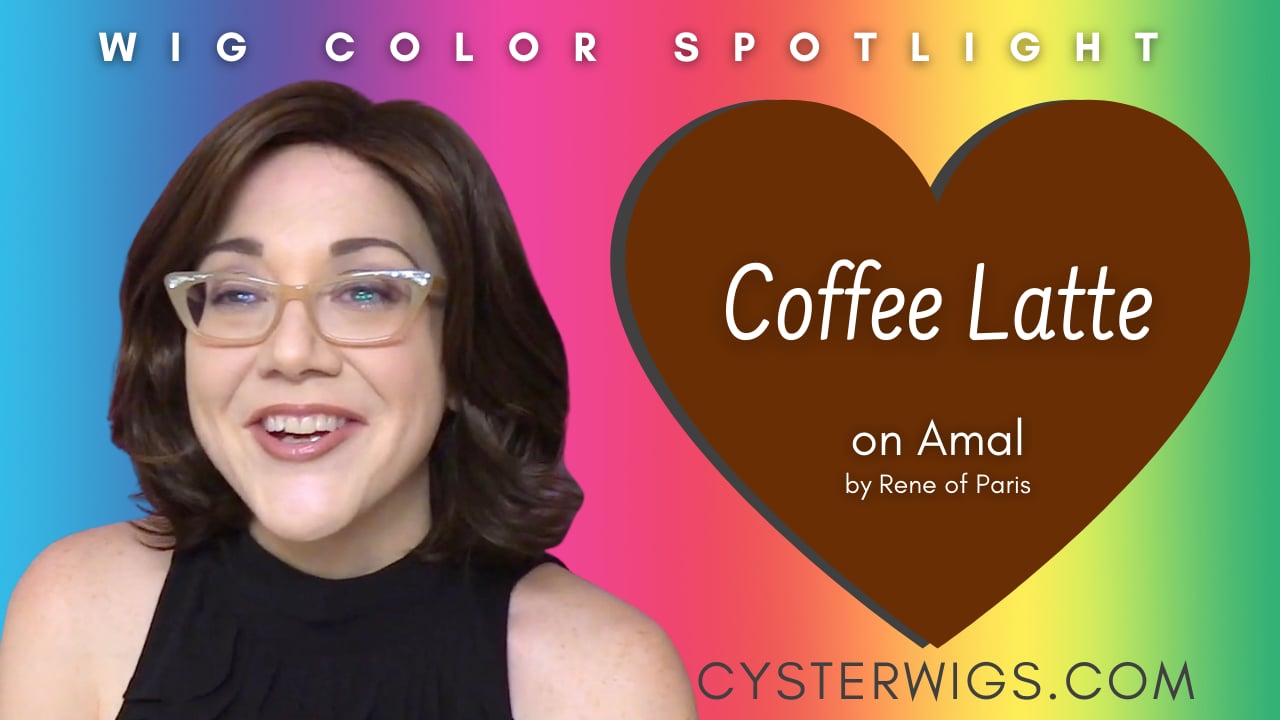 CysterWigs Color Spotlight Coffee Latte by Rene of Paris on Amal CW2E994 2019