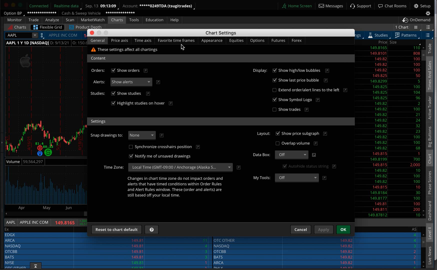 Think or Swim Chart Set up on Vimeo