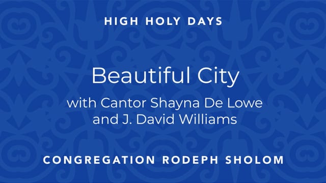 Beautiful City | Cantor Shayna De Lowe