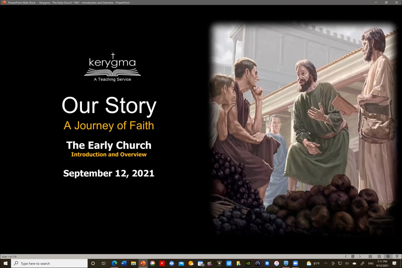 Our Story: Our Roots in the Bible - Introduction and Overview of Our Story as Christians