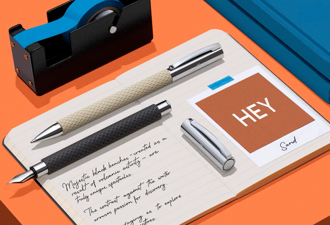 FABER-CASTELL Füllhalter Ambition OpArt White Sand