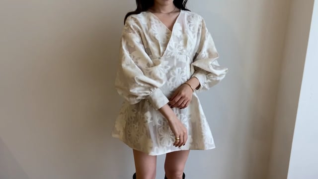 タグ付き新品未使用 Acka jacquard mini dress | angeloawards.com