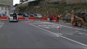 Comencen les obres del giratori de l'Oberta