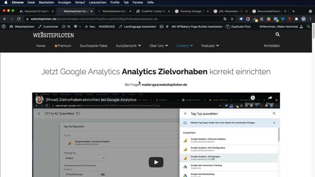 Tracking Template in Google Ads