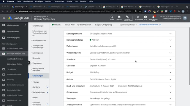 Suffixe für Finale URLs