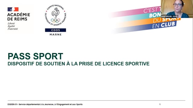 Présentation du Pass Sport