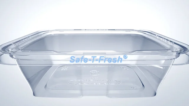 Inline Plastics TSSB1R Safe-T-Fresh Snackware 1-Compartment Container | 252 per Case