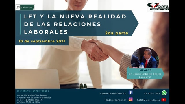 LFT Y LA NUEVA REALIDAD DE LAS RELACIONES LABORALES (PARTE 2)