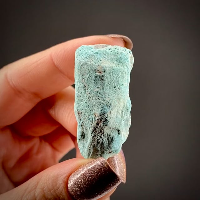 Turquoise ps. Apatite (large crystal)