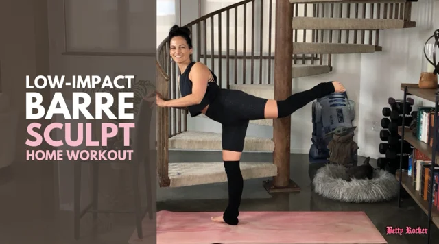 Low impact barre online workout