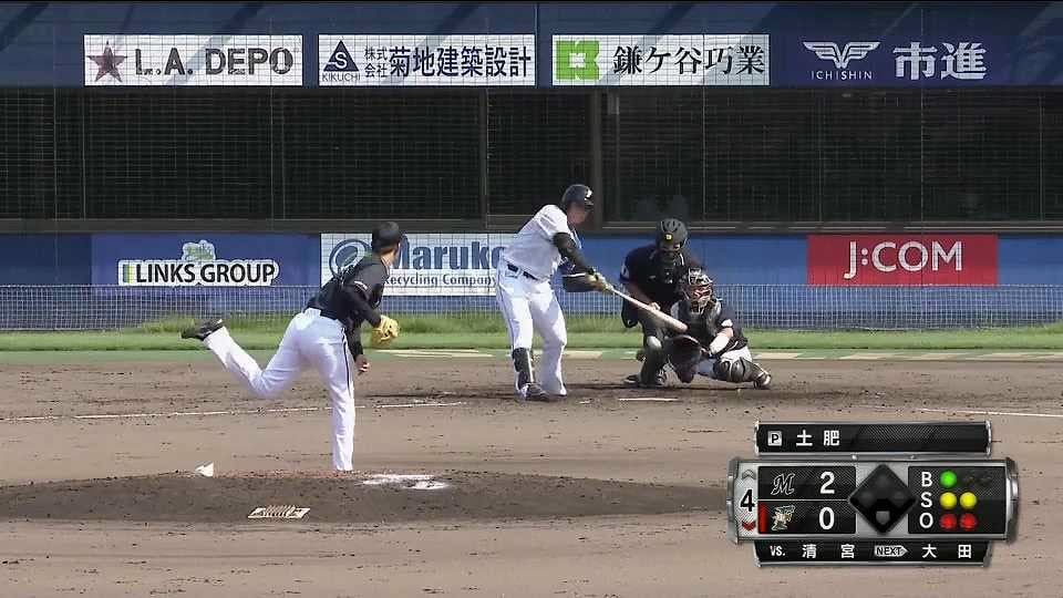 【ファーム】マリーンズ・土肥 この回を3者連続三振に抑える!! 2021/9/15 F-M(ファーム)