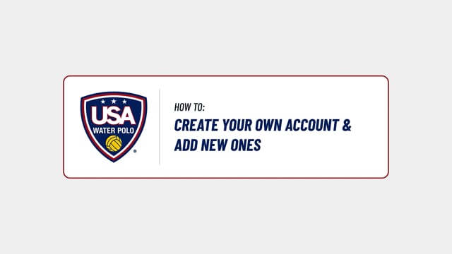 How to create your account & add new ones