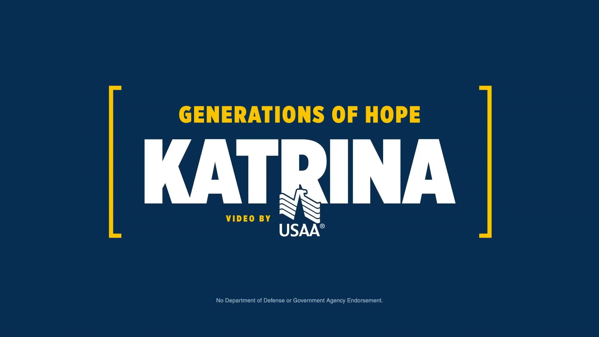 USAA - Generations of Hope: Katrina