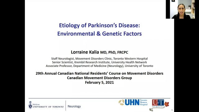 Etiology of Parkinson's Disease: Environmental & Genetic Factors
