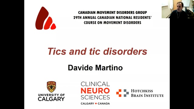 Tics and Tic Disorders