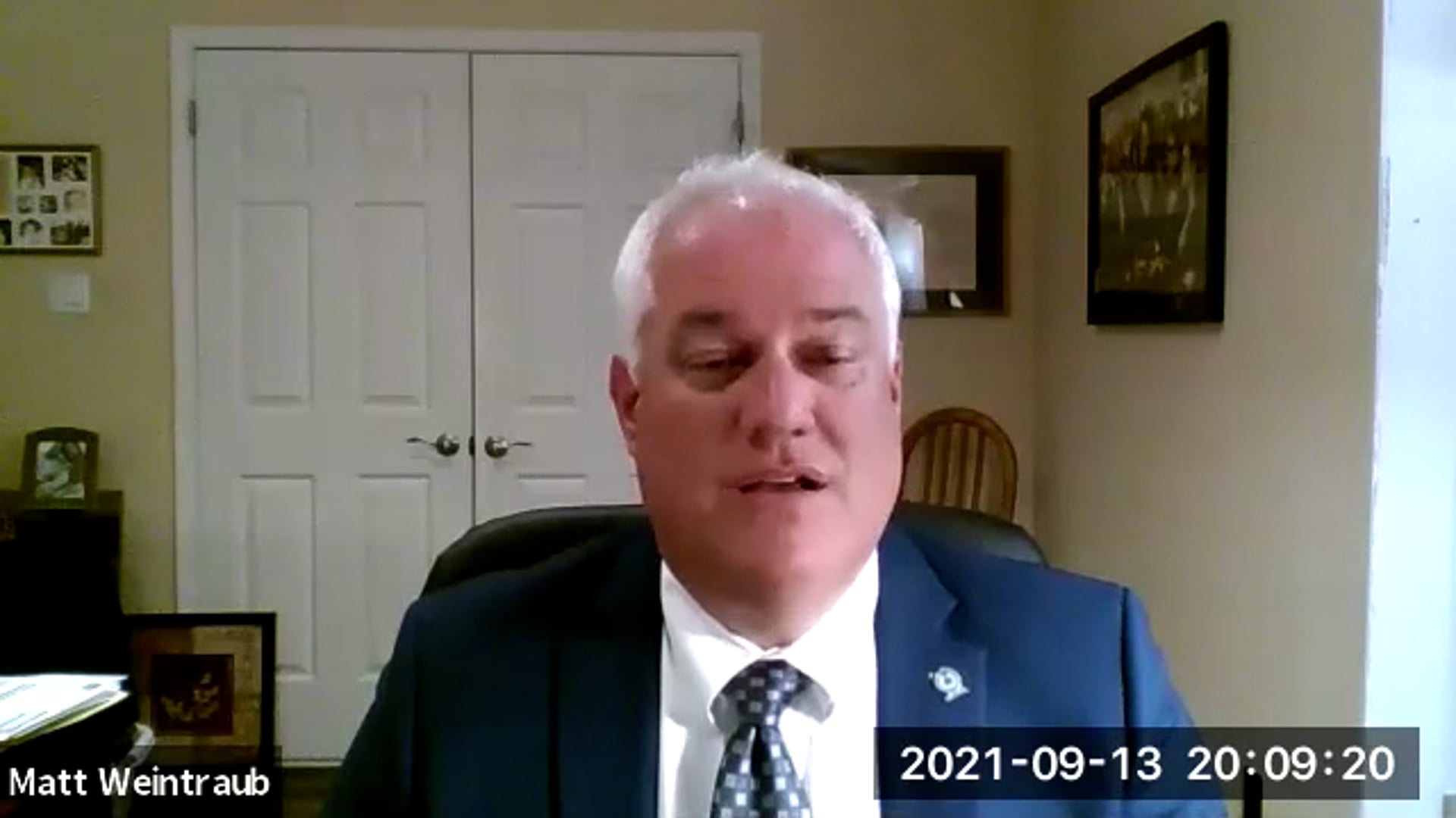 General Membership Meeting September 13, 2021