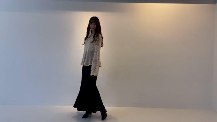 原油相場Acka original skirt ロングスカート
