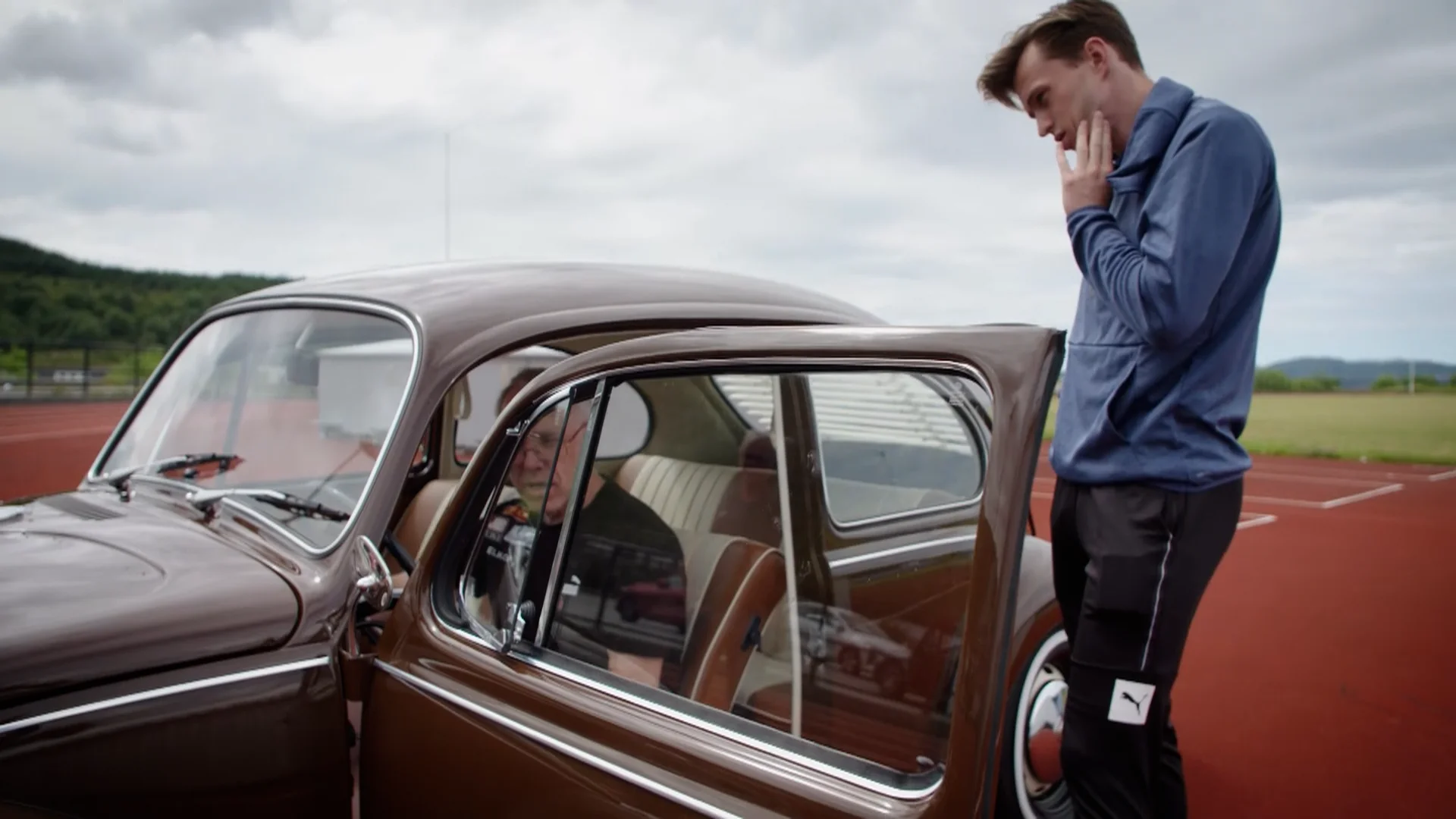 Kappløp mot Leif Olav i VW Boble