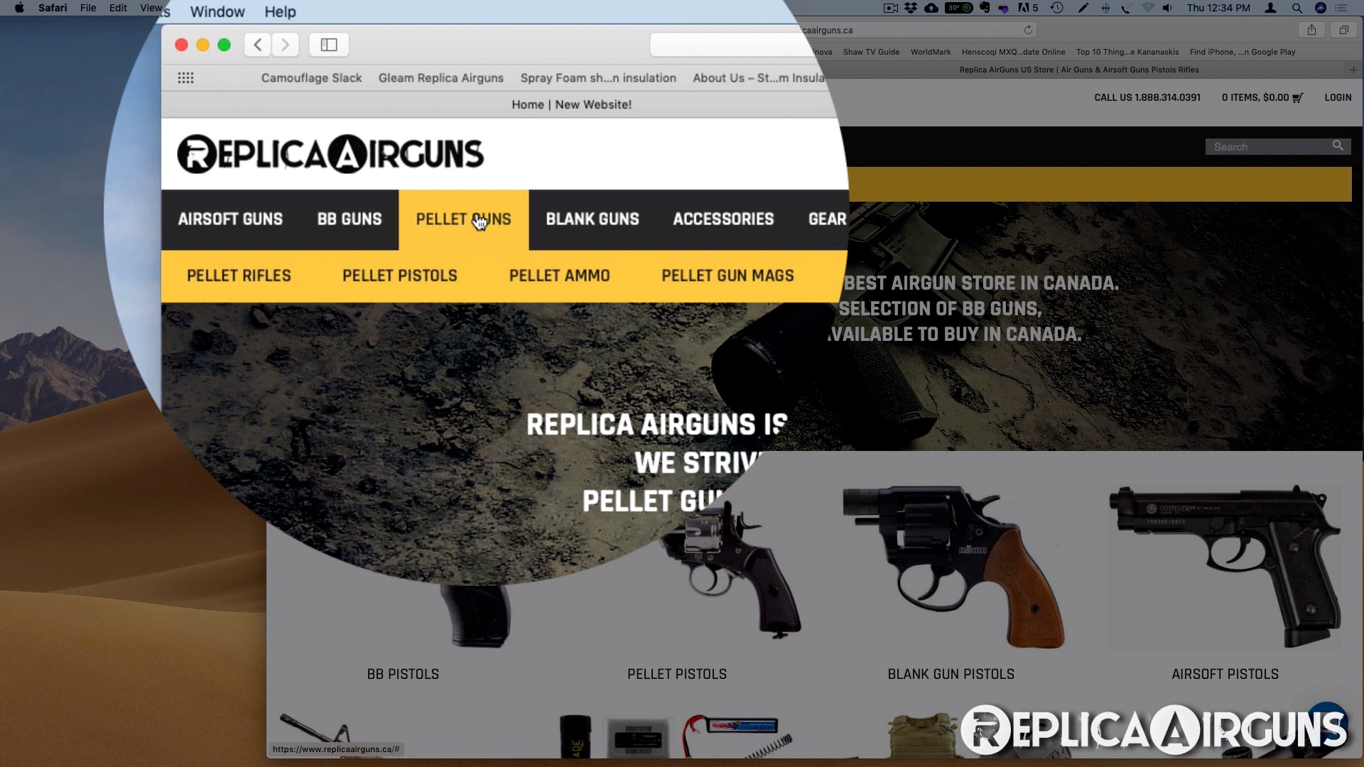 Replica Airguns Online Store Update and New Look