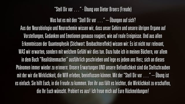 Stell dir vor - Übung