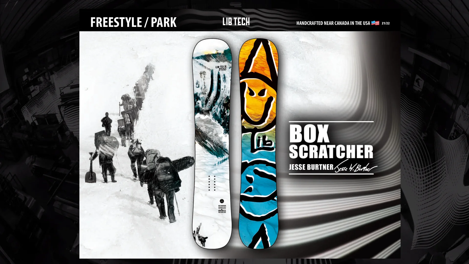 LIB TECH BOX SCRATCHER スノーボード　リブテック　ロッカー box-2020-2021-Lib-Tech-Box-Scratcher-Snowboard-Regular - Lib