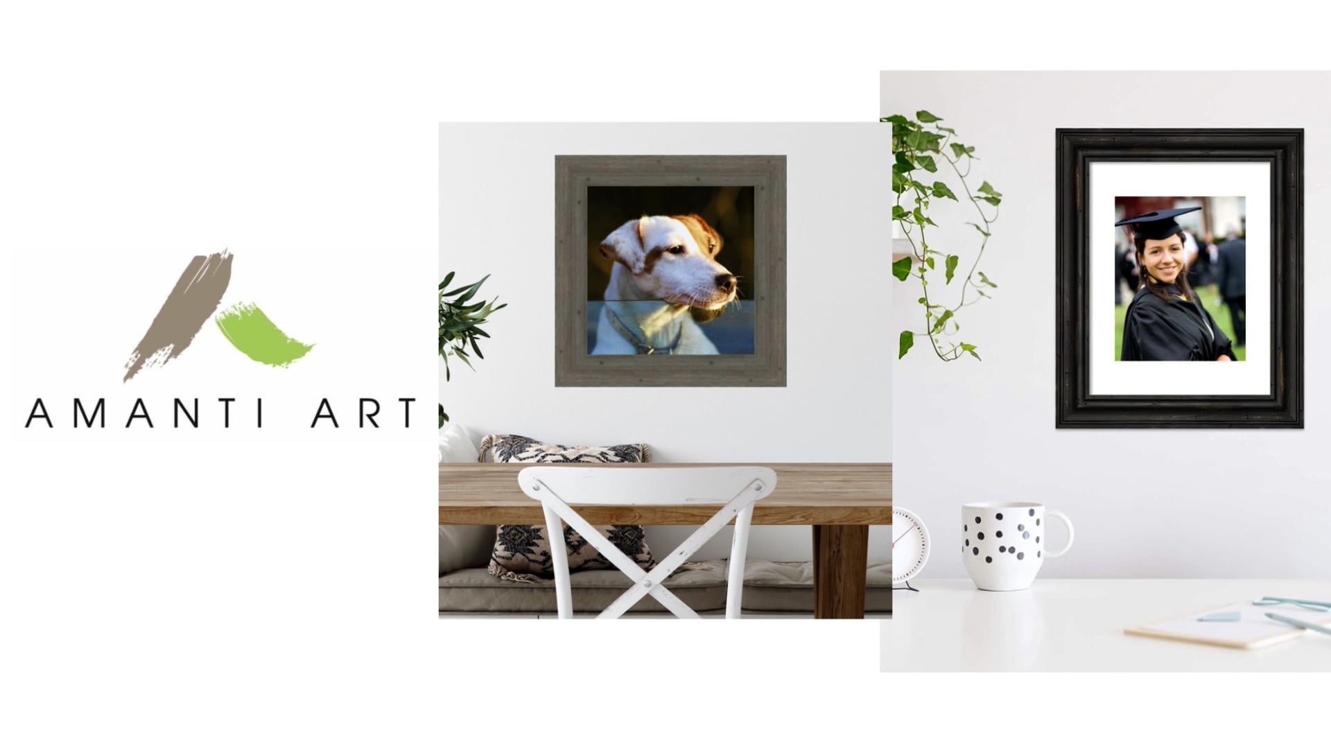 Picture / Photo Frame 20x24 Matted to 16x20, Alexandria White wash