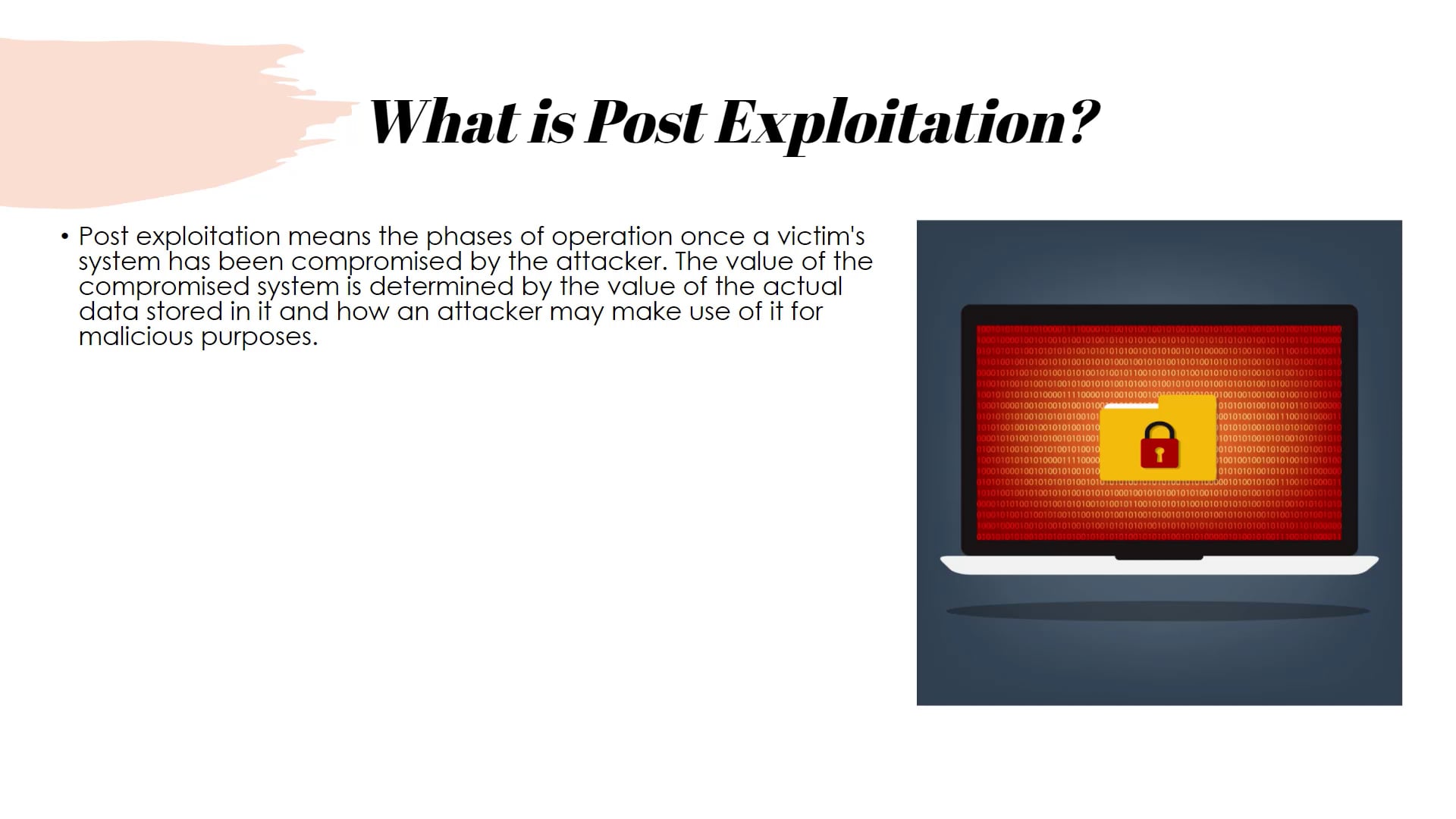 1 Post Exploitation Section Overview on Vimeo